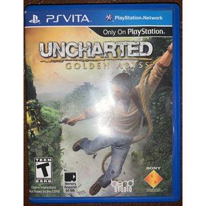 Uncharted Golden Abyss Sony Playstation Vita PS NRMT condition COMPLETE n box!